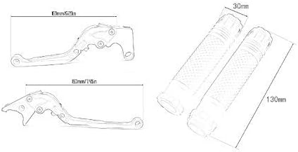 FXCNC CNC Aluminum Folding Extendable Adjustable Brake Clutch Levers compatible for KTM 690 SMC/SMC-