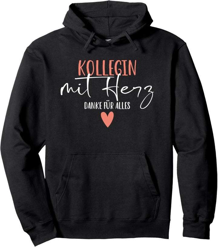 Kollegin mit Herz Abschied Büro Beste Arbeits-Kollegin Pullover Hoodie