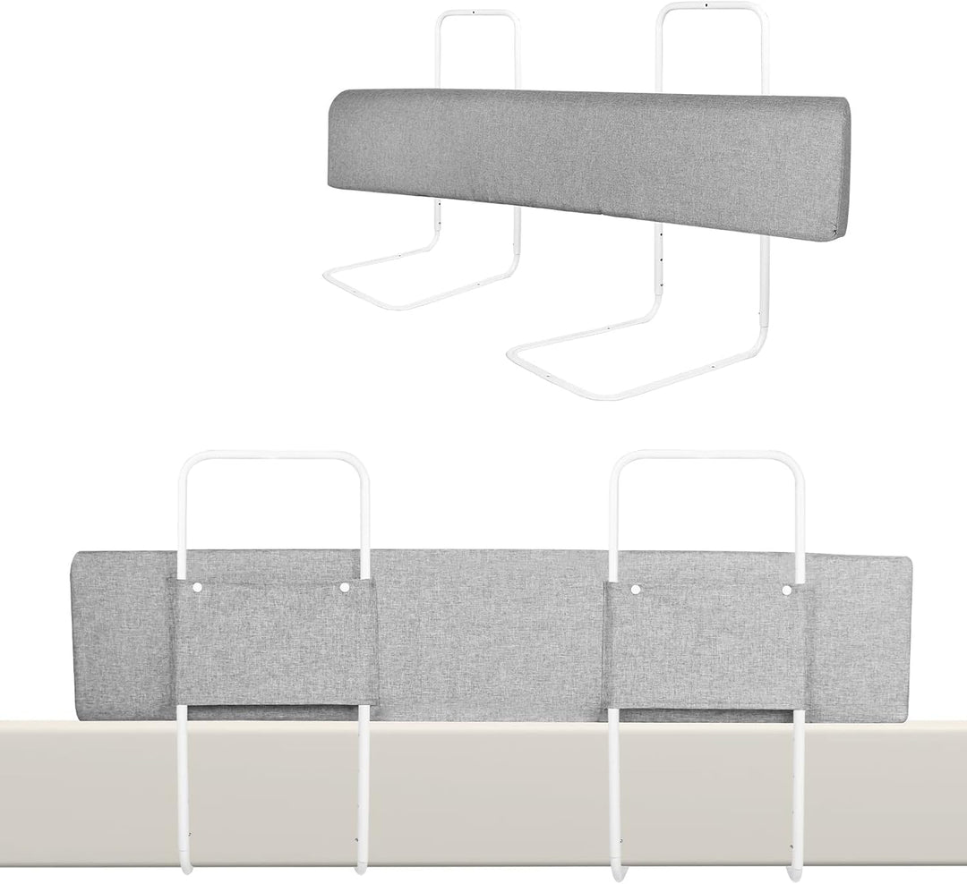 XMTECH Kinder Bettgitter Bettschutzgitter Bettumrandung Bettkantenschutz 40-60 cm Höhenverstellbar K