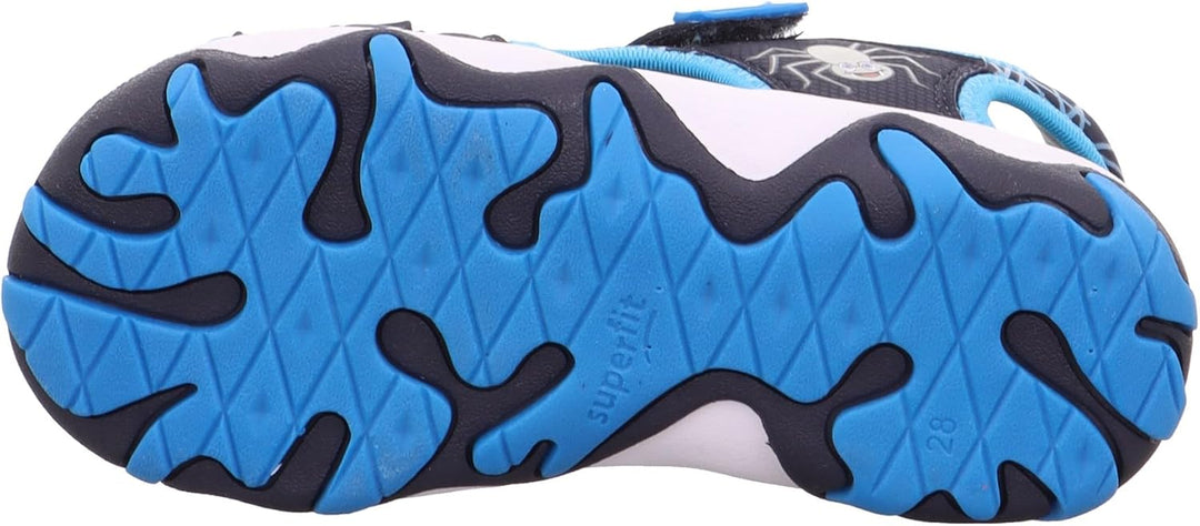 Superfit Jungen MIKE 3.0 Riemchensandalen 25 EU Blau Blau 8000, 25 EU Blau Blau 8000