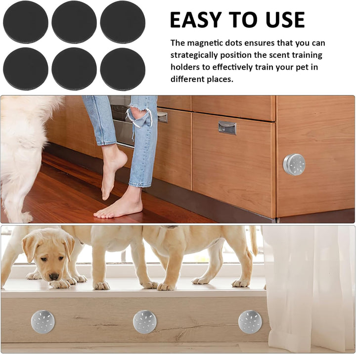 Mipcase 10Er-Pack Hundeduft-Trainingsbox: Hundedufthalter Hundenasen-Metallbehälter Aluminium-Agilit