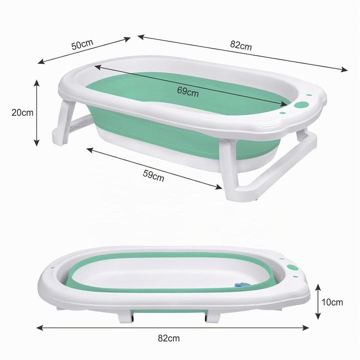 Faltbare Baby Badewanne Babybadewanne Faltbadewanne Ergonomische Bathtub Kinderwanne 82 x 50 x 20 cm