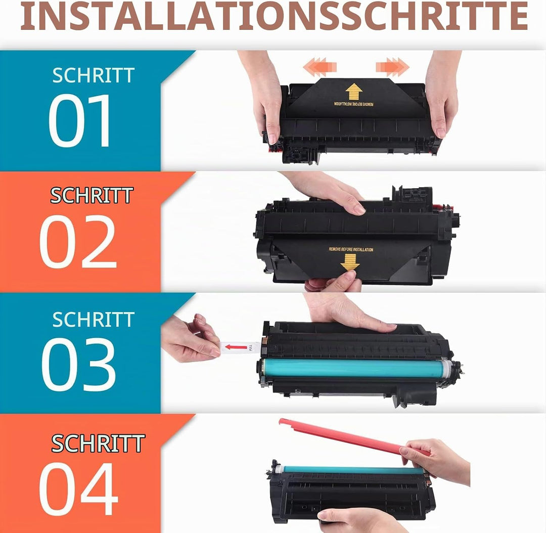 inkalfa Kompatibel für HP 80A CF280A 80X CF280X Toner Laserjet Pro 400 M401a M401dn M401n M401dw M40
