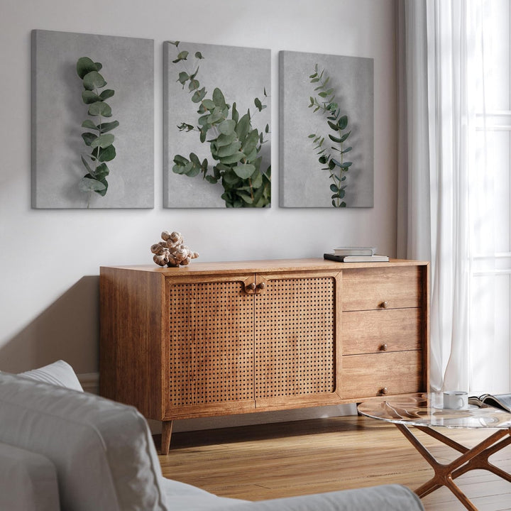 Muralo - Wandbilder Set - Leinwand Bilder Set Aufhängefertig - Bilder für Wohnzimmer Schlafzimmer -