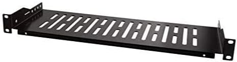 LogiLink SF1C25B - 19" Einschubfach (1 HE) für Stand-, Serverschränke mit mind. 150mm Tiefe, max. 10