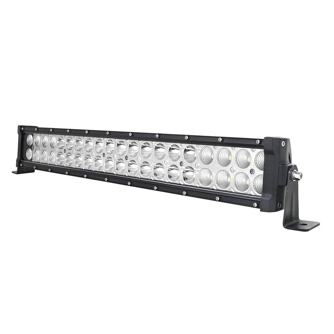 AUXTINGS LED Zusatzscheinwerfer Bar 55,9 cm 120W LED Light Bar Spot Flood Off Road LKW SUV 4WD Fahre