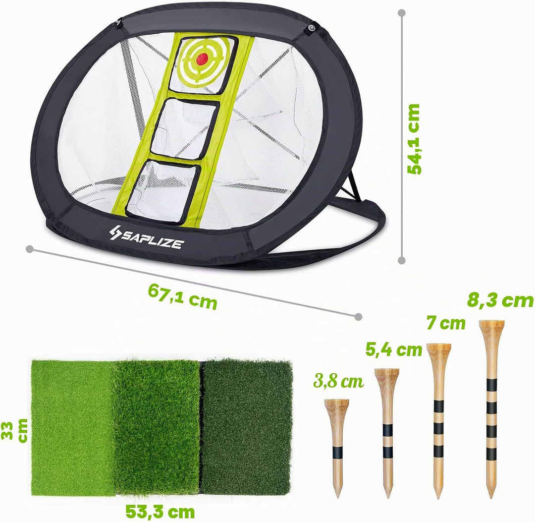 SAPLIZE Ultra-stabiles Golf Chipping Net, Indoor/Outdoor Golfziel Zubehör für Hinterhof Genauigkeit