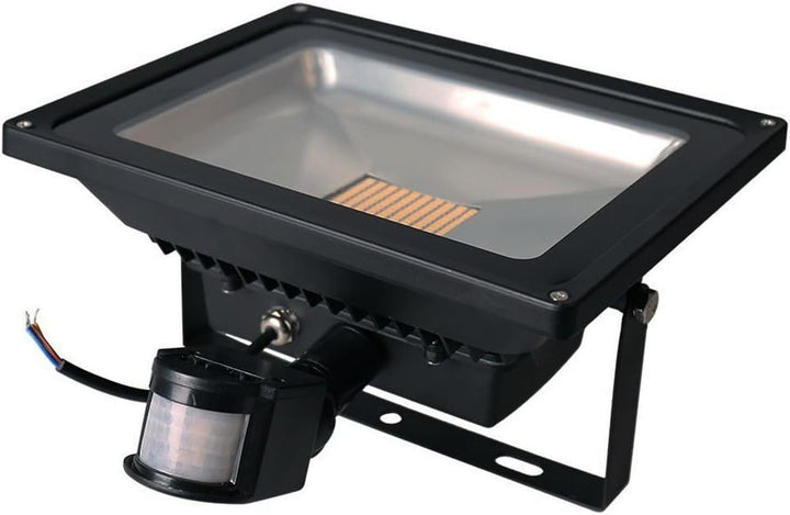 80W LED SMD Strahler Fluter Aussen Flutlicht Strahler mit PIR Bewegungsmelder Fluter Wasserdicht IP6
