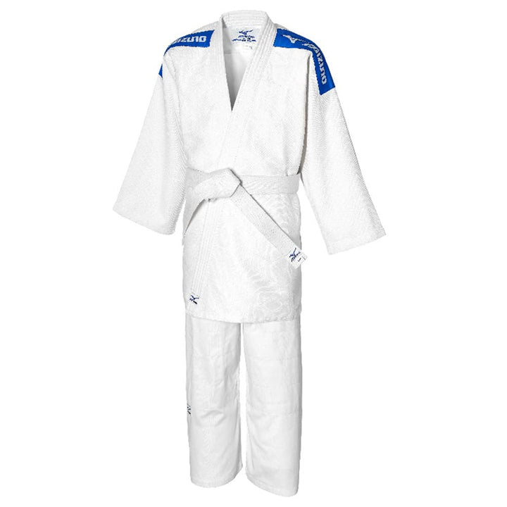 Mizuno Kimono von Judo für Kinder, Kodomo Plus, 350 g, Weiss mit Gürtel 180 cm Weiss, 180 cm Weiss