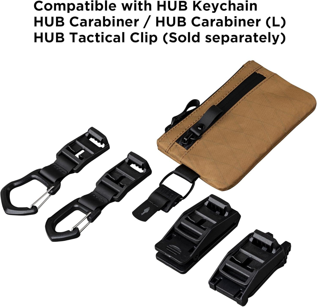ALPAKA Zip Pouch X-Pac | Geldbörse Herren mit RFID-Schutz | Geld- & Kartenetui Braun, Braun