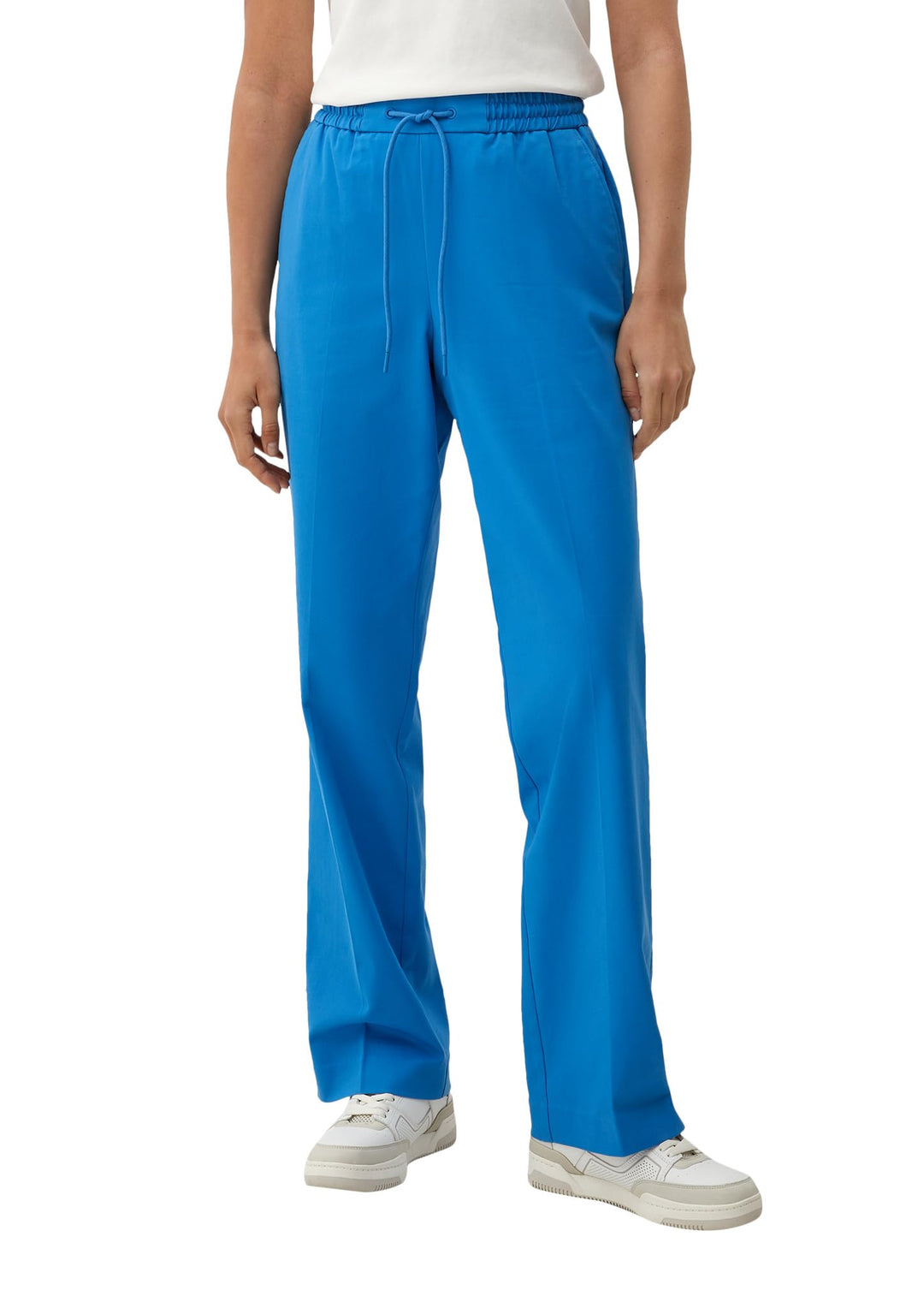 s.Oliver Damen Hose lang, Loose Fit 34 Blau, 34 Blau