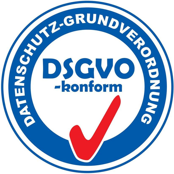 Cherry DSGVO-konform Gästebuch/Besucherbuch für Empfangsbereiche, Selbstdurchschreibend, 2x50 Blatt,
