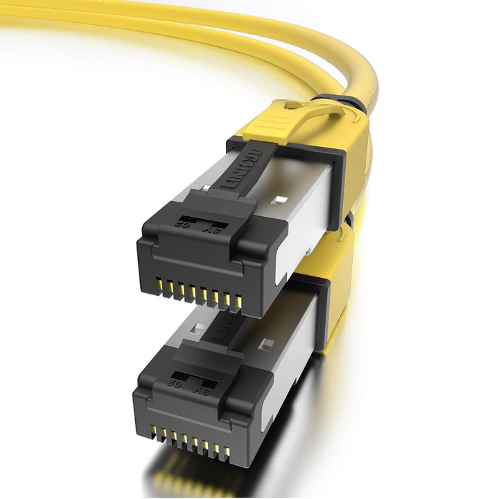 LINKUP - [40Gbps Zertifiziert] Cat8-Ethernet-Patchkabel Doppelt Geschirmt┃2000MHz (2Ghz) Cat8.1┃Zuku