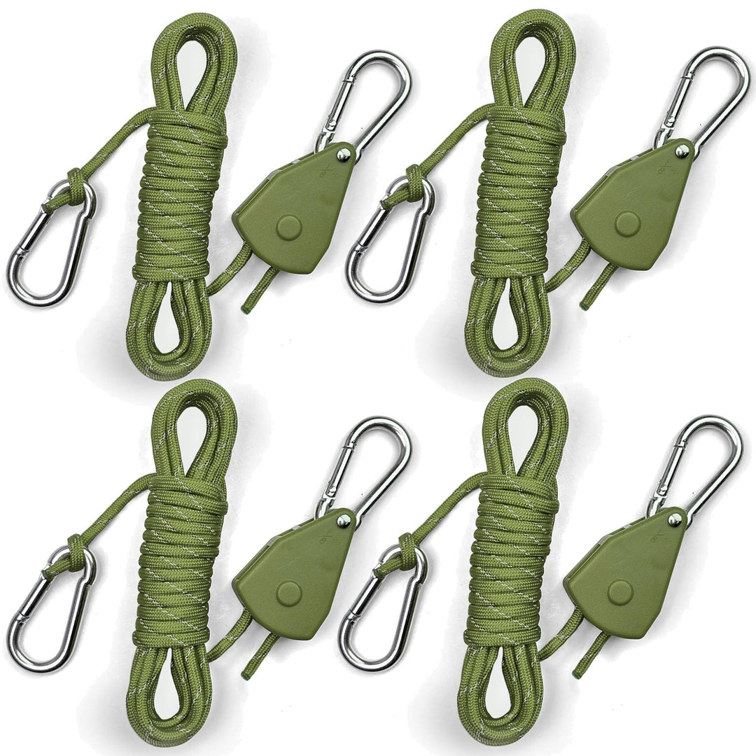 4,6 m Paracord-Seil, Spanngurt, Ratschengurt, kleines reflektierendes Seil, Zeltplane, Wachsen, einz