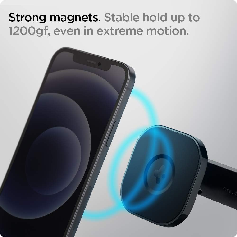 Spigen OneTap Magfit Handyhalterung für Magsafe Autohalterung Lüftung KFZ, Magnetische Handyhalter A