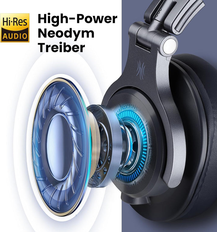 OneOdio Kopfhörer Over Ear, DJ Kopfhörer mit Kabel, Professionell Geschlossener Studio HiFi Kopfhöre