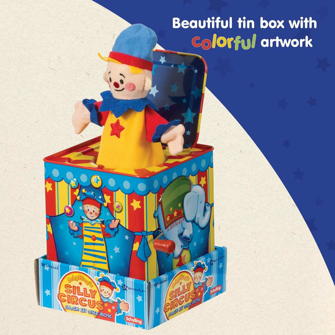 Silly Circus Musical Clown In The Box