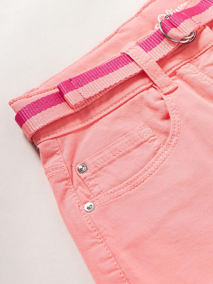 s.Oliver Mädchen Bermuda, Loose Fit, Rosa 4334