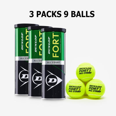 Dunlop Fort All Court Tripack 9 Bälle (3x3)