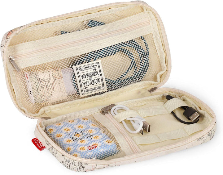 Legami - Kabel-Organizer - Kabel-Organiser, Reise-Etui für Kabel und Telefon, PC, Tasche für elektro