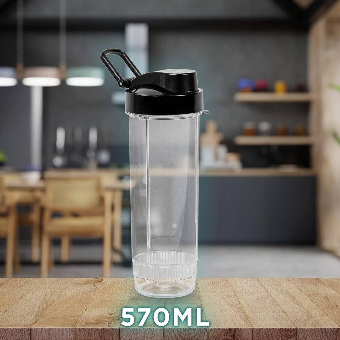 Duronic BL510 Mini-Standmixer, Mini Smoothie Maker, 500W Blender, Shake Mixer mit 570 ml Trinkflasch