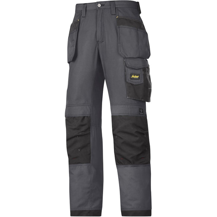 Handwerkerhose Rip-Stop mit HP 42 Stahlgrau-schwarz, 42 Stahlgrau-schwarz