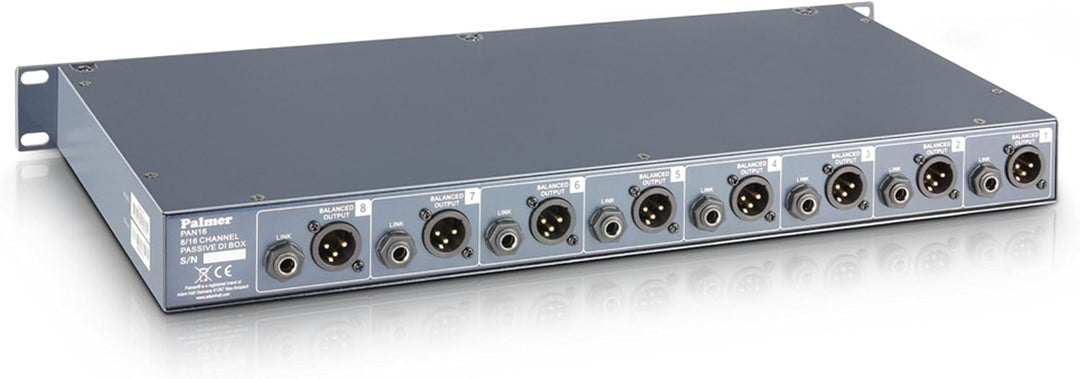 Palmer PAN 16 ; 19" DI-Box 8 Kanal passiv, 8 Kanal passiv