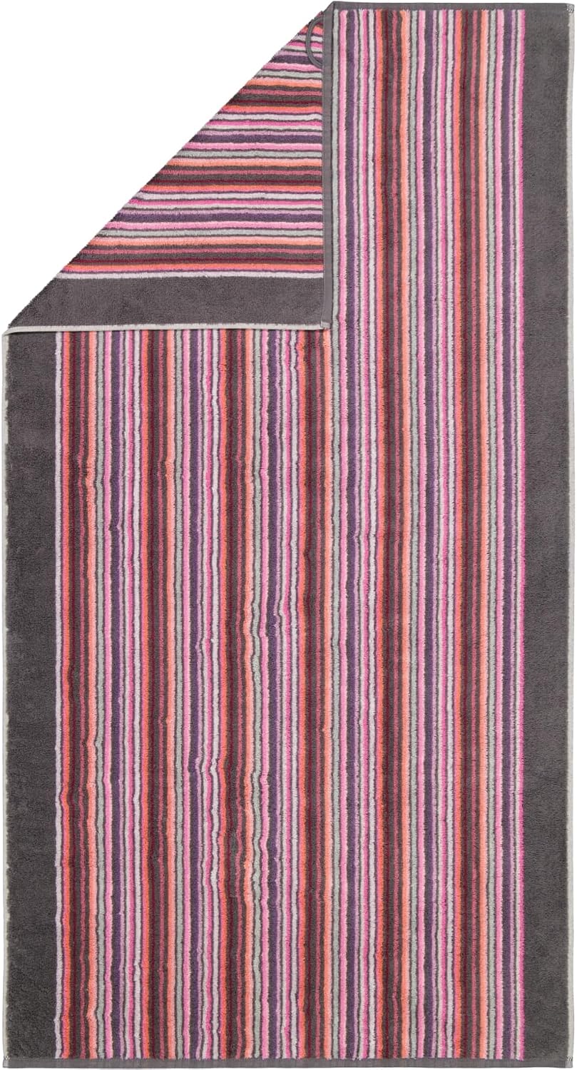 CAWÖ Home Handtücher Remake Streifen 2020 Beere-Multicolor - 17 Duschtuch 70x140 cm, Duschtuch 70x14