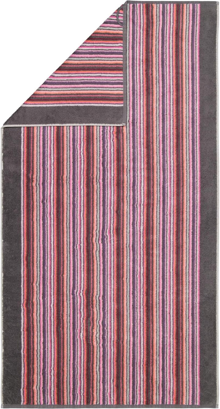 CAWÖ Home Handtücher Remake Streifen 2020 Beere-Multicolor - 17 Duschtuch 70x140 cm, Duschtuch 70x14