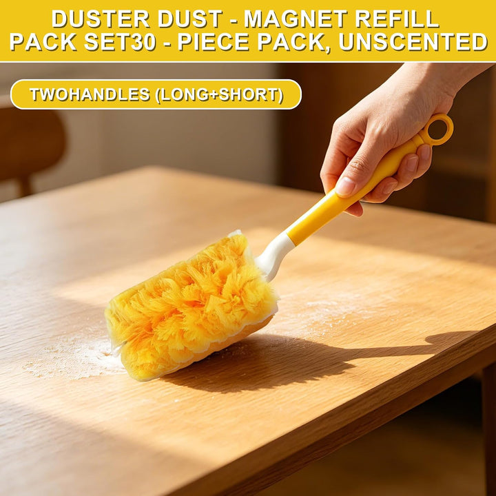 32 Stück für Swiffer staubmagnet Staubmagnet Nachfüllpack Set, 360° für Swiffer Duster nachfüllpack,