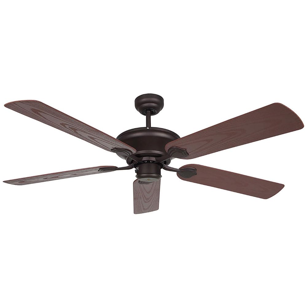 Orbegozo CP 74132 – Deckenventilator ohne Licht für Aussen, 5 Flügel, 132 cm Durchmesser, Leistung 6