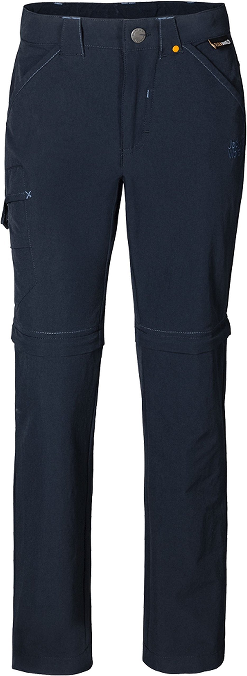 Jack Wolfskin Kinder SAFARI Hose mit abzippbaren Hosenbeinen 104 Night Blue, 104 Night Blue