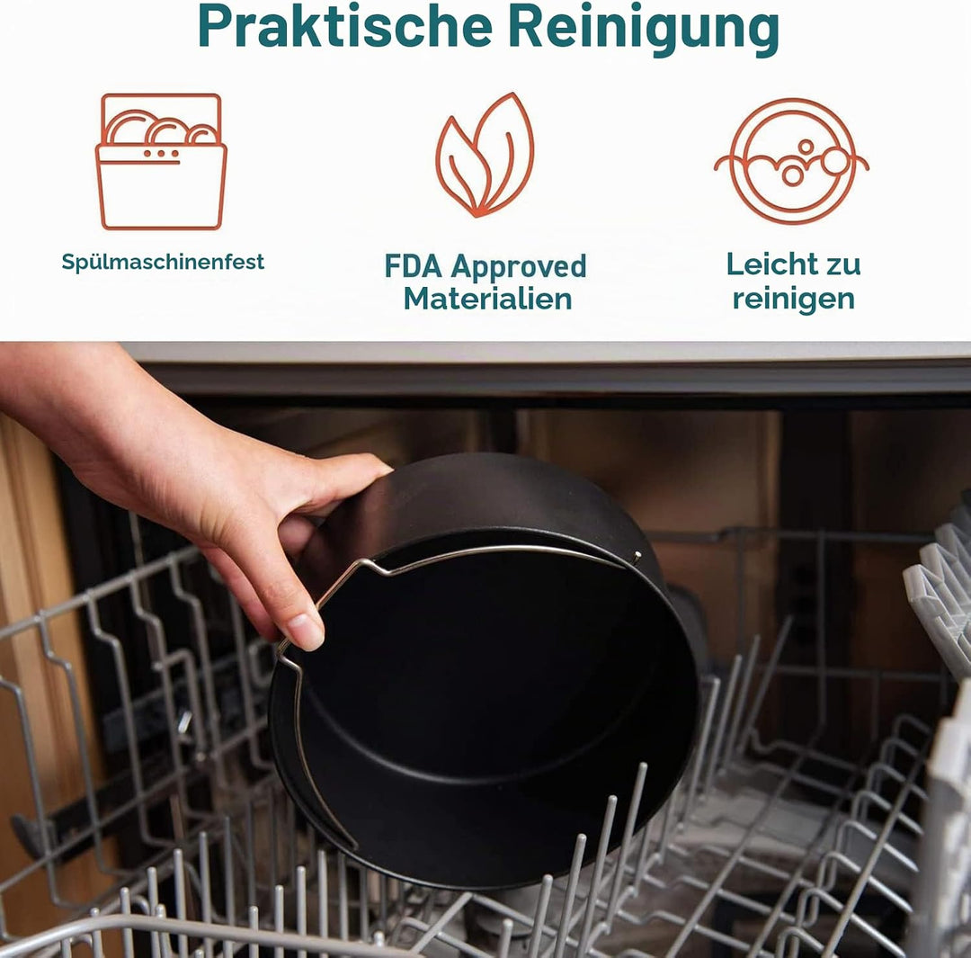 COSORI Heissluftfritteuse 5,5L XXL Friteuse Heissluft Fritteusen ohne Öl, Airfryer mit Digitalem LED