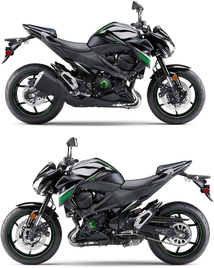 Z800 Motorräder Motoren Stator Schutzhülle Motorabdeckung für Z800 2013 2014 2015 2016 2017 (Grün)