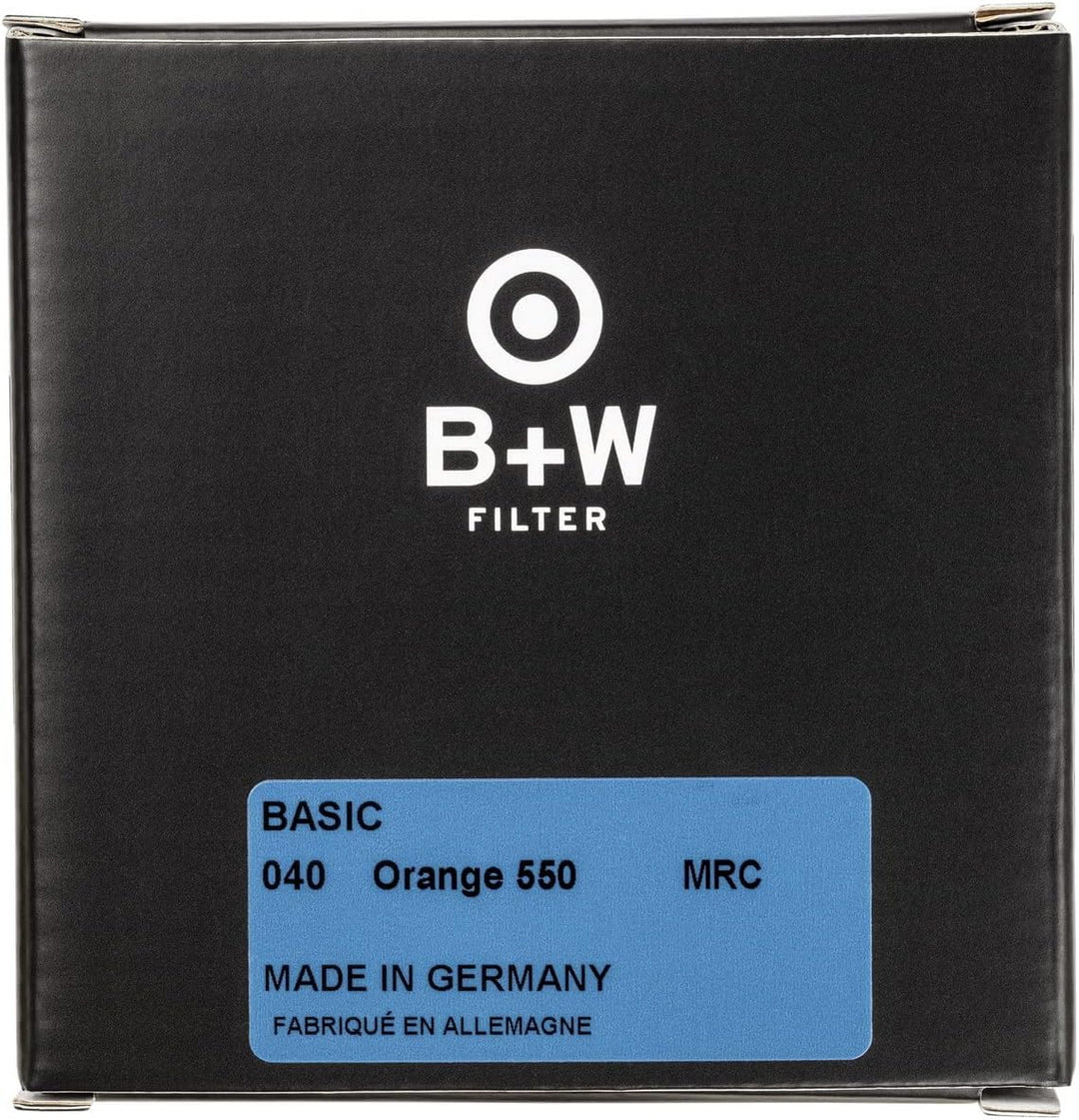 B+W Orangefilter 040 MRC Basic 43mm (16x vergütet, Professional)