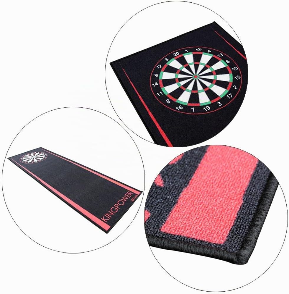 Dart Darts Teppich Matte Dartteppich Dartmatte Läufer Oche Bodenschutz für Dartscheibe Sport Abstand