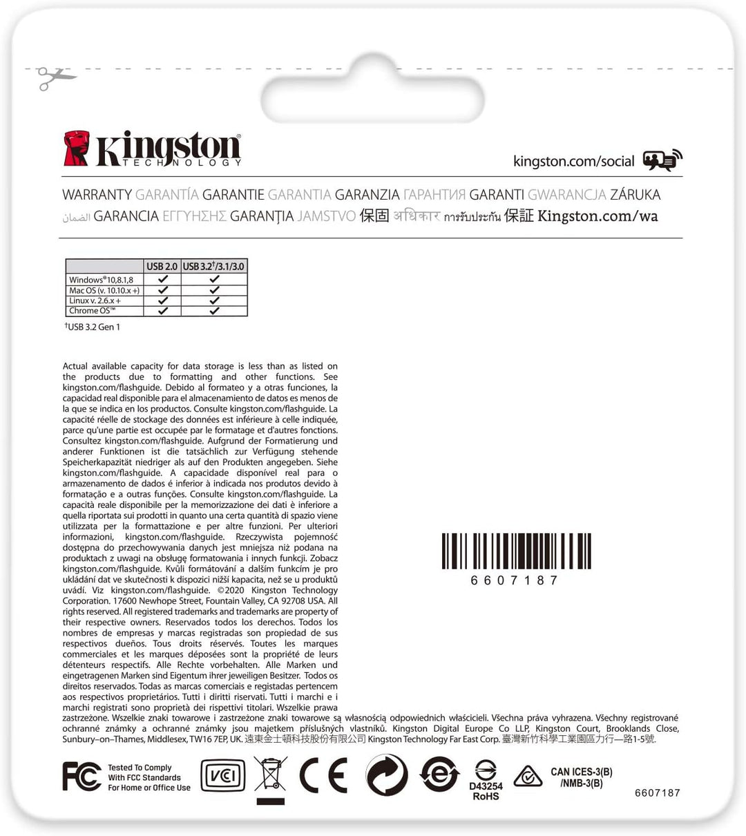 Kingston DataTraveler Exodia DTX/256GB USB-Stick 3.2 Gen 1 - mit Schutzkappe und Schlüsselring in me