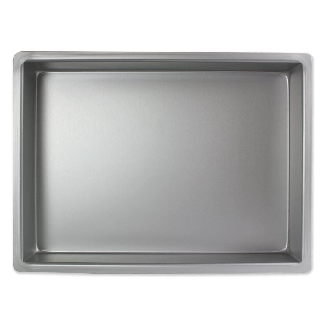 PME Längliche Aluminium-Backform 254 x 381 x 102 mm, Silber, 25 x 38 x 10 cm, 25 x 38 x 10 cm