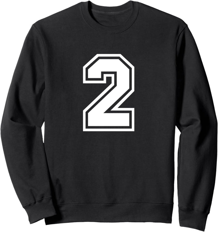 Team Jersey Nummer 2 Sportgeschenk Sweatshirt