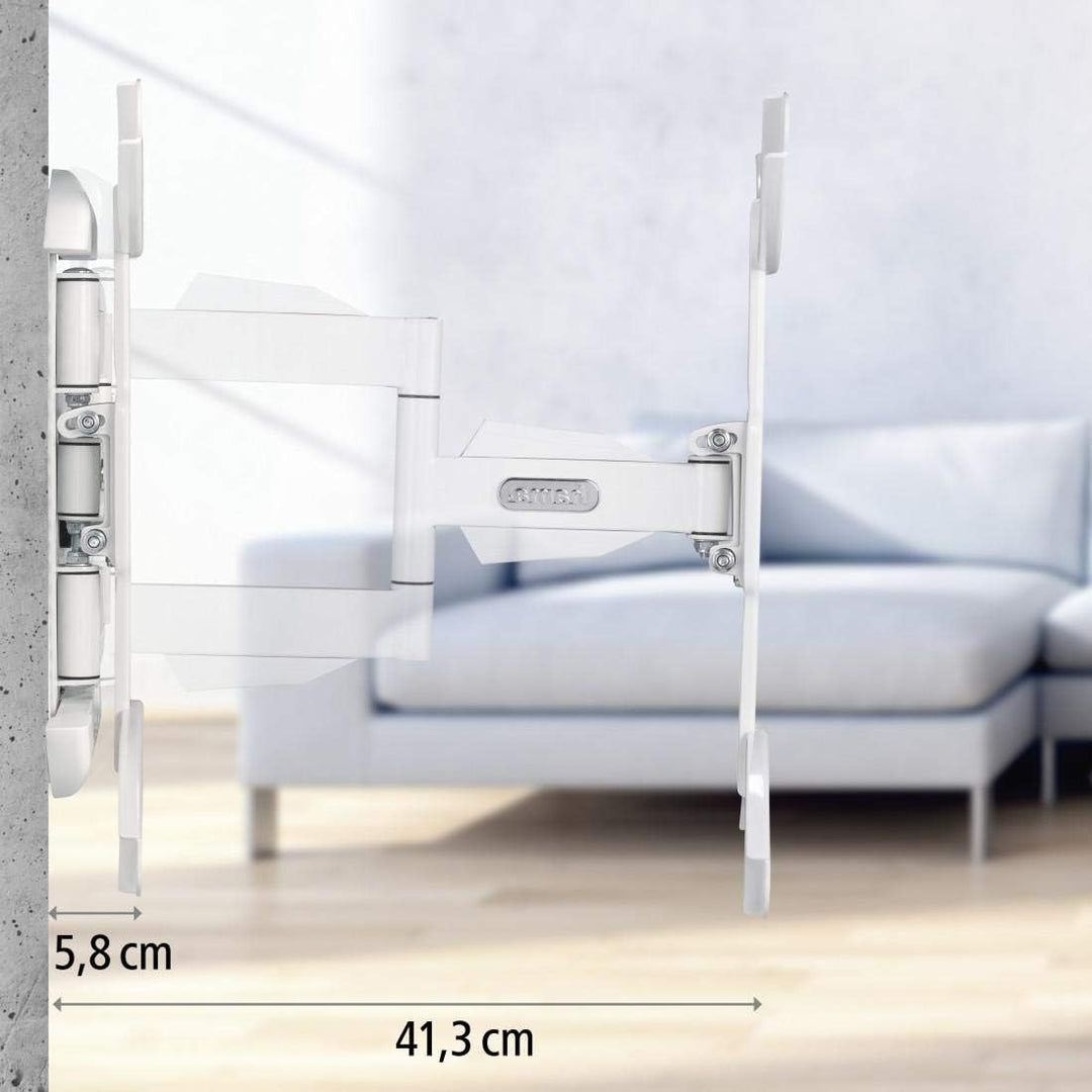 Hama TV-Wandhalterung (neigbar, schwenkbar, vollbeweglich für Fernseher von 32 bis 65 Zoll (81 cm bi