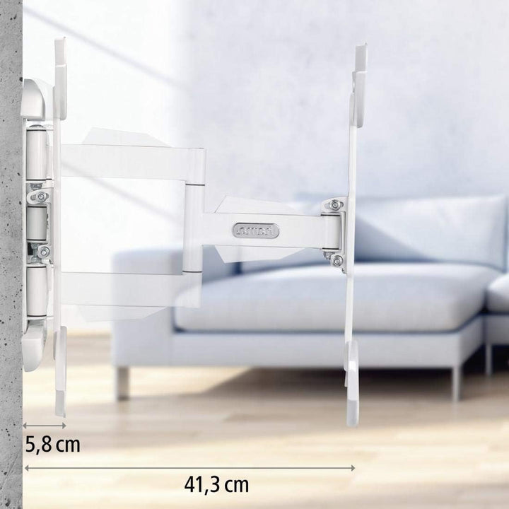 Hama TV-Wandhalterung (neigbar, schwenkbar, vollbeweglich für Fernseher von 32 bis 65 Zoll (81 cm bi