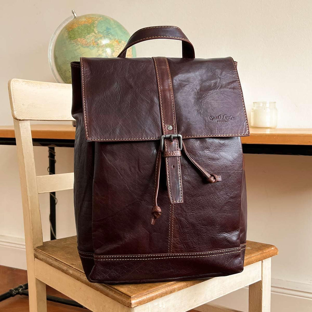 Gusti Kurierrucksack Leder - Jaime Rucksack Lederrucksack Vintage Cityrucksack Outdoorrucksack Lapto