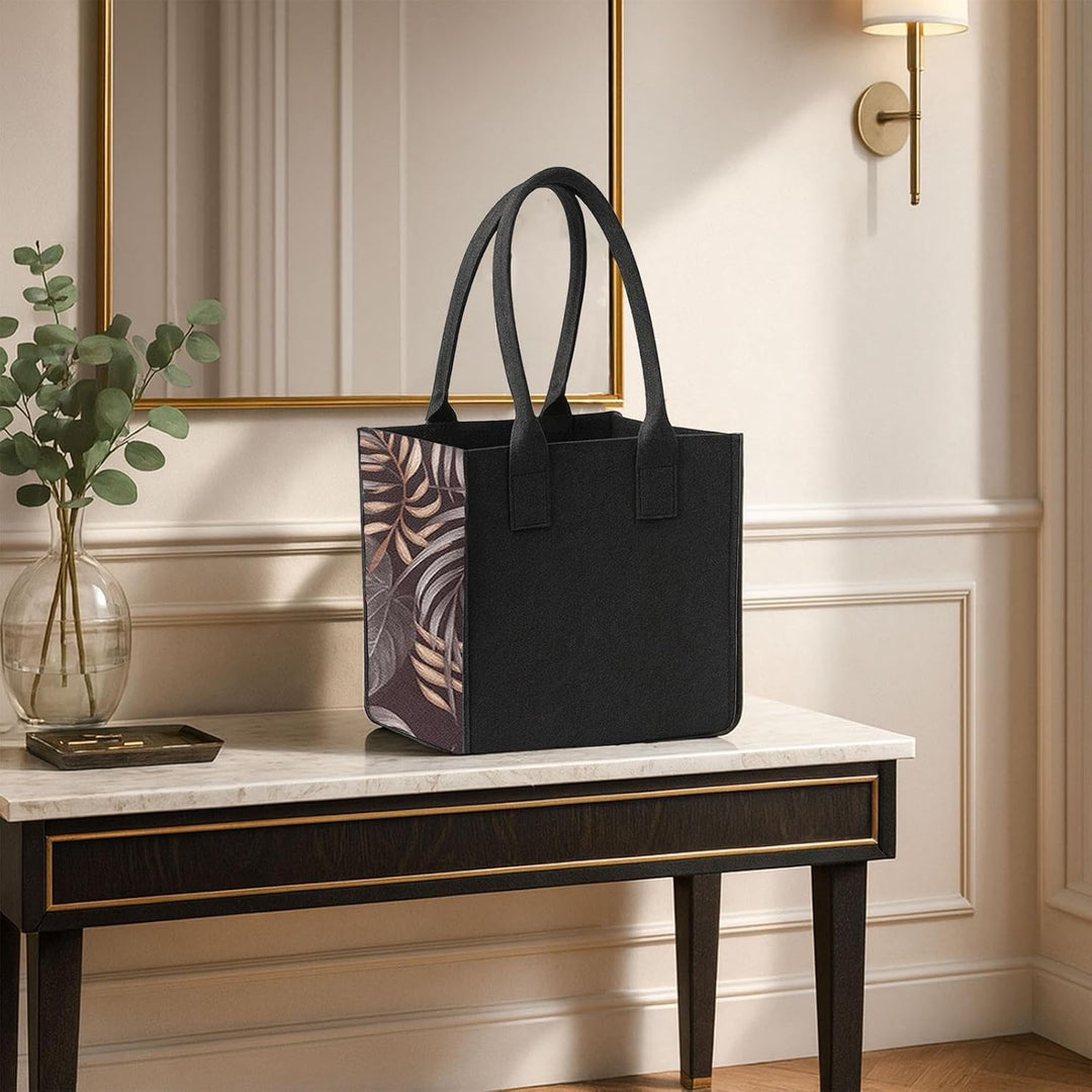 SILUK Filztasche Einkaufstasche aus stabilem Filz – geräumiger Shopper mit Tragegriffen, langlebig &