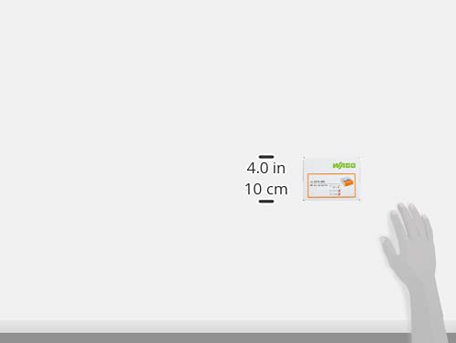 Kopp Wago COMPACT-Verbindungsdosenklemme 3-Leiter-Klemme 0,5-2,5 mm² Inhalt 100 Stück, Transparent/o