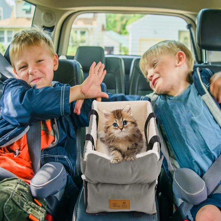 Autositz Für Hunde Katzen Konsole Hunde Sitzerhöhung abnehmbare waschbare Mittelkonsole Haustier-Aut