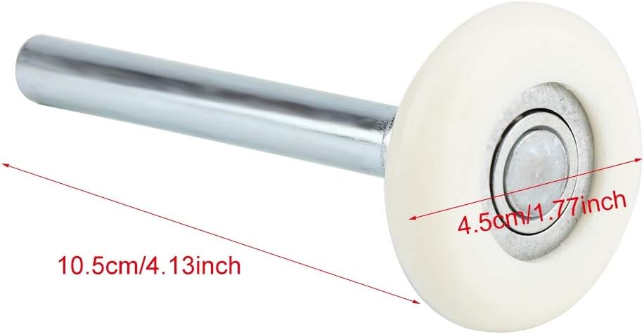Garagentorrolle 10PCS, Nylon-Türräder Ersatz-Garagenrolle 2'' Vorbau