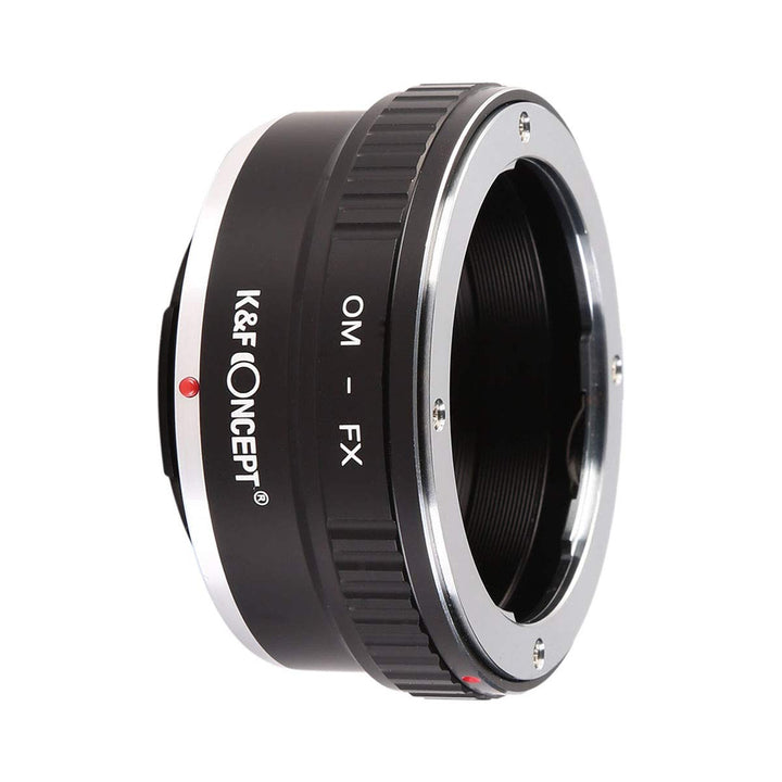 K&F Concept OM-FX Objektiv Adapterring,Adapter Fuji FX,Objektivadapter für Olympus OM Objektiv auf F