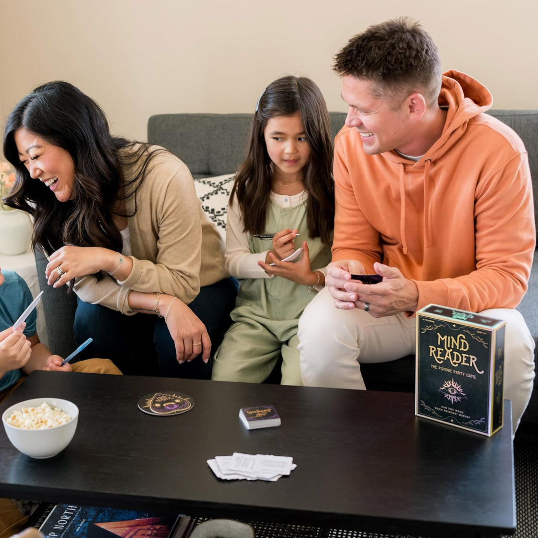 DYCE Mind Reader – Can You Read Your Friends' Minds? The Fun Psychic Mind Meld Family Party Game for