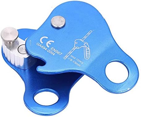 Seilgreifer, Klettersicherung Outdoor Klettern Bergsteigen Abseilen Aluminium Seilgreifer Schutz