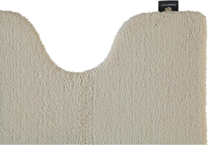 Rhomtuft Badteppiche Square Stone - 320 Toilettenvorlage mit Ausschnitt 55x60 cm, Toilettenvorlage m